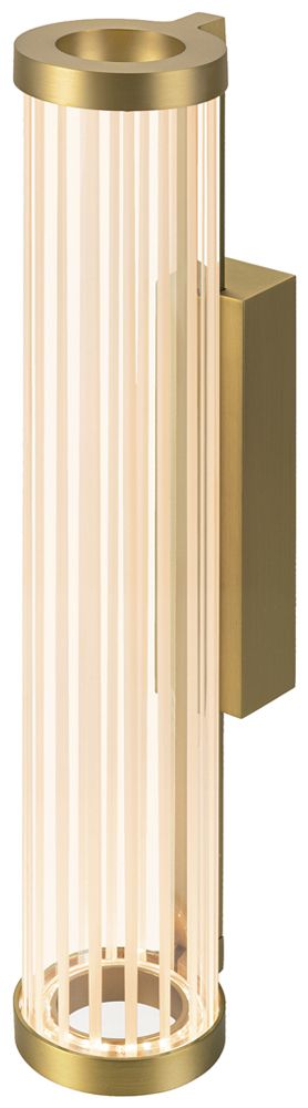 Applique LED SLV QUIMERA 8.2W 320lm 927/930 REG Ø76×413mm ottone