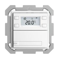 Pulsante RTH INC KNX 1×EDIZIOdue FM bianco, con carta+LED RGB