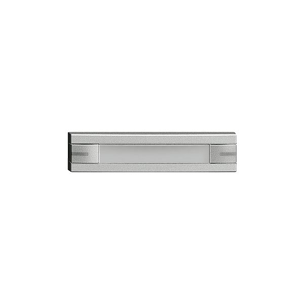 Touche 1/4 KNX/électron.a.LED+ pap.EDIZIOdue commande 2×1 silver