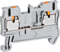 Borne Push-In 0.14…4mm² gris AWG26…12