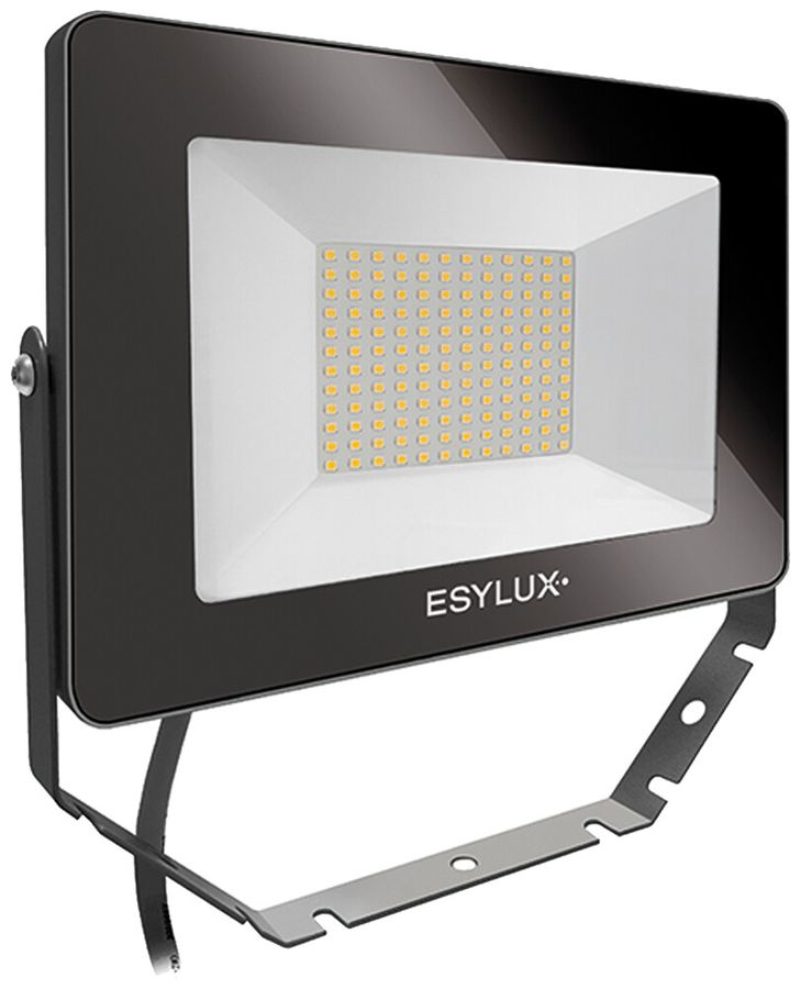 Projecteur LED ESYLUX OFL BASIC, 50W 3000K 5000lm 240×32×170mm IP65, noir