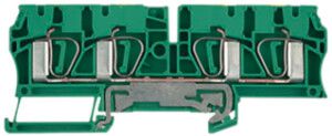 Borne de protection Weidmüller ZPE 4/4AN connexion à ressort 4mm² vert/jaune