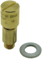 Schutzleiter-Reihenklemme Woertz 2.5mm² Schraubanschluss 1×1 Direktmont. T=30mm