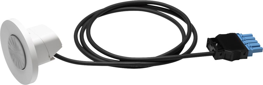 EB-Präsenzmelder Niko P46MR 360° Slave DALI BMS 12…13m IP20 mit Kabel weiss