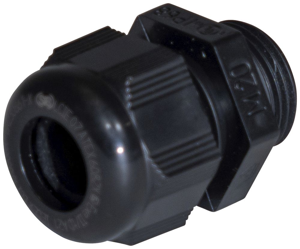Pressacavo ATEX M25 per cavo Ø8…16mm 10mm PA IP68 nero