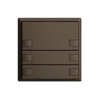 Pulsante univ. INC 3×2t coffee EDIZIOdue, senza LED