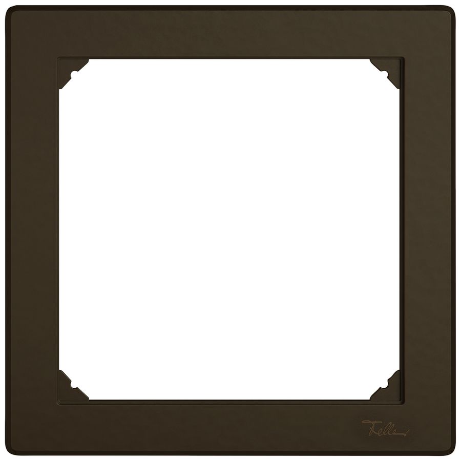 Abdeckrahmen EDIZIO.liv  SNAPFIX® 2×2 156×156mm umbra