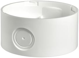 Sockel Hugentobler DEEP 230 tief für XLF RGB/SIR-E LED S/M, weiss Ø92×46mm
