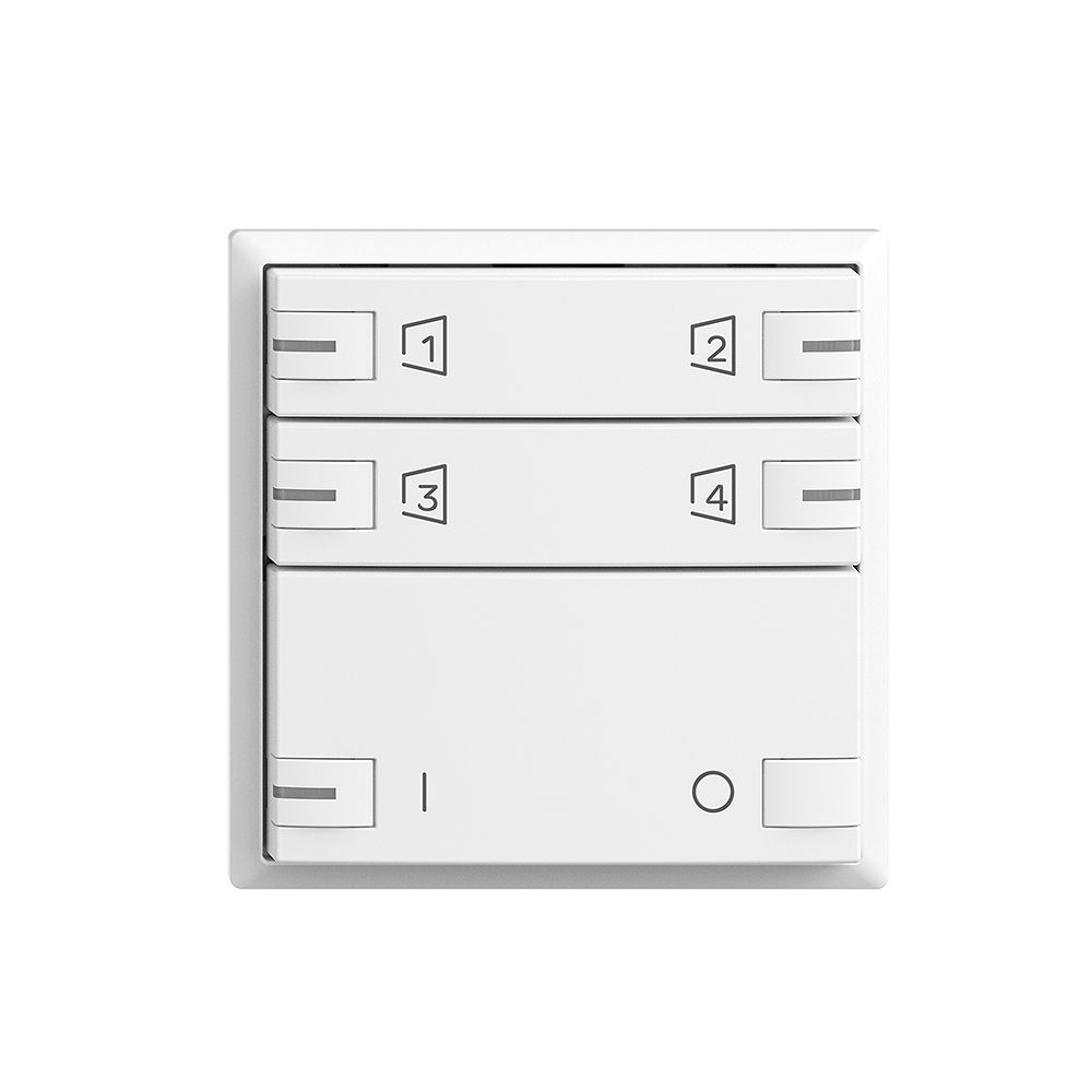 Kit montaggio Edue zeptrionAIR, WLAN, ON/OFF, RGB-LED, 2×tasto, 2×commando, bi