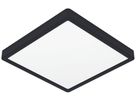 Plafonnier LED Eglo FUEVA 16W 0…2000lm 2700…6500K IP44 VAR 295×25mm noir