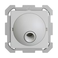 UP-Anschlussdose EDIZIOdue hellgrau, ohne Klemmeneinsatz