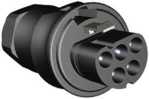 Fiche Wieland 1.5…4mm² 5L noir