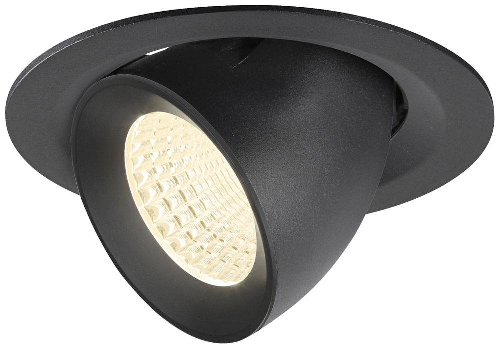 Downlight LED SLV NUMINOS GIMBLE M 12W 1900lm 4000K WB DALI Ø135×95 nero