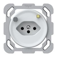 UP-Steckdose FI origin 1×Typ 13 30mA 10A 230V 77×77mm weiss