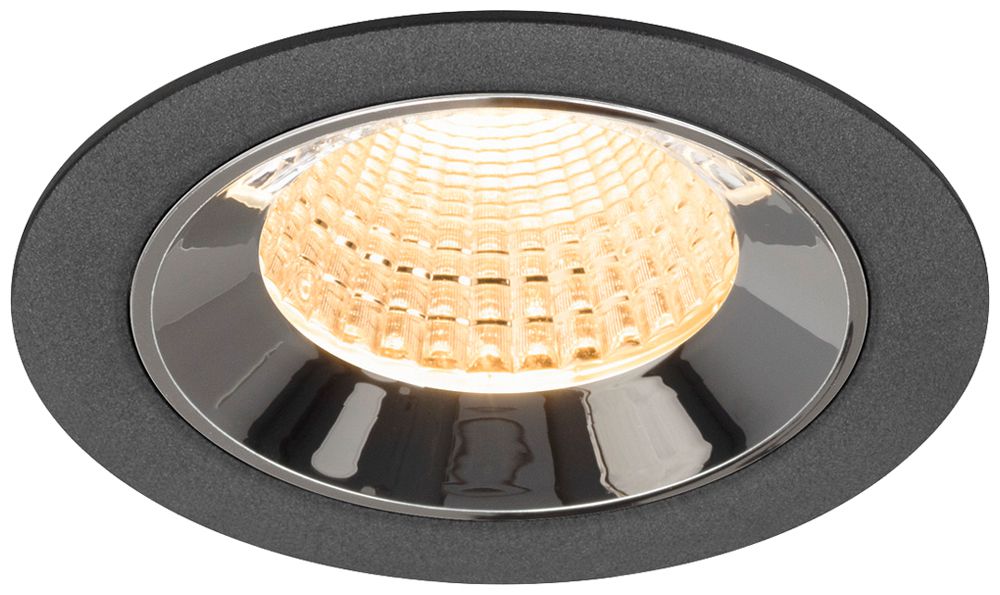 LED-Downlight SLV NUMINOS M 12W 1700lm 2700K WB DALI Ø90 sz/cr