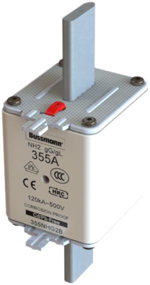 Fusible Eaton gL/gG NH 2 500V 355A
