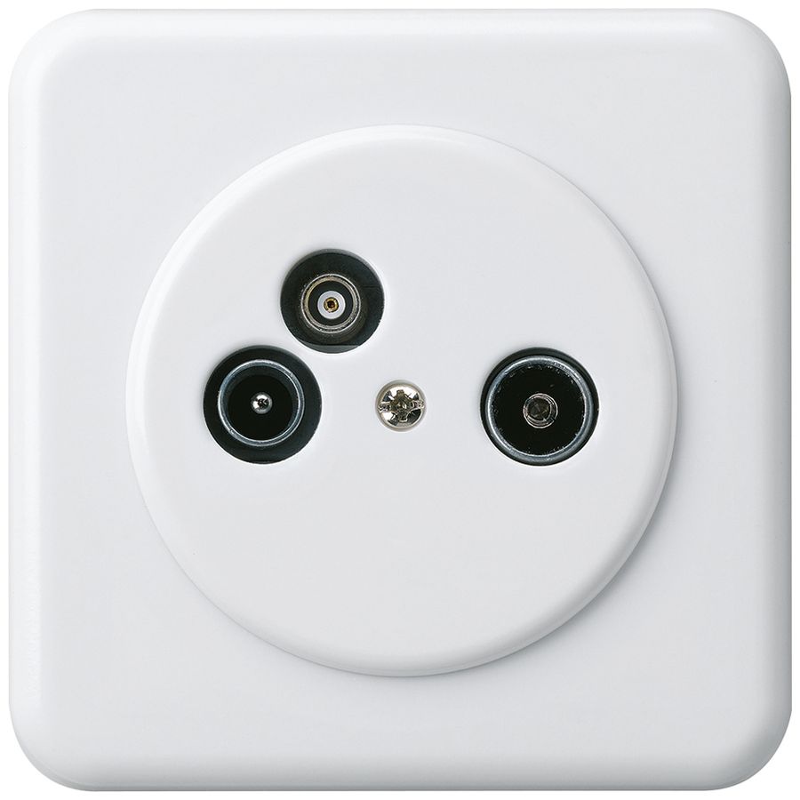 UP-Antennendose TV-R-Daten basico C 2GHz 14db weiss