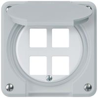 UP-Montageset robusto HMS IP55 grau für 4×Modul