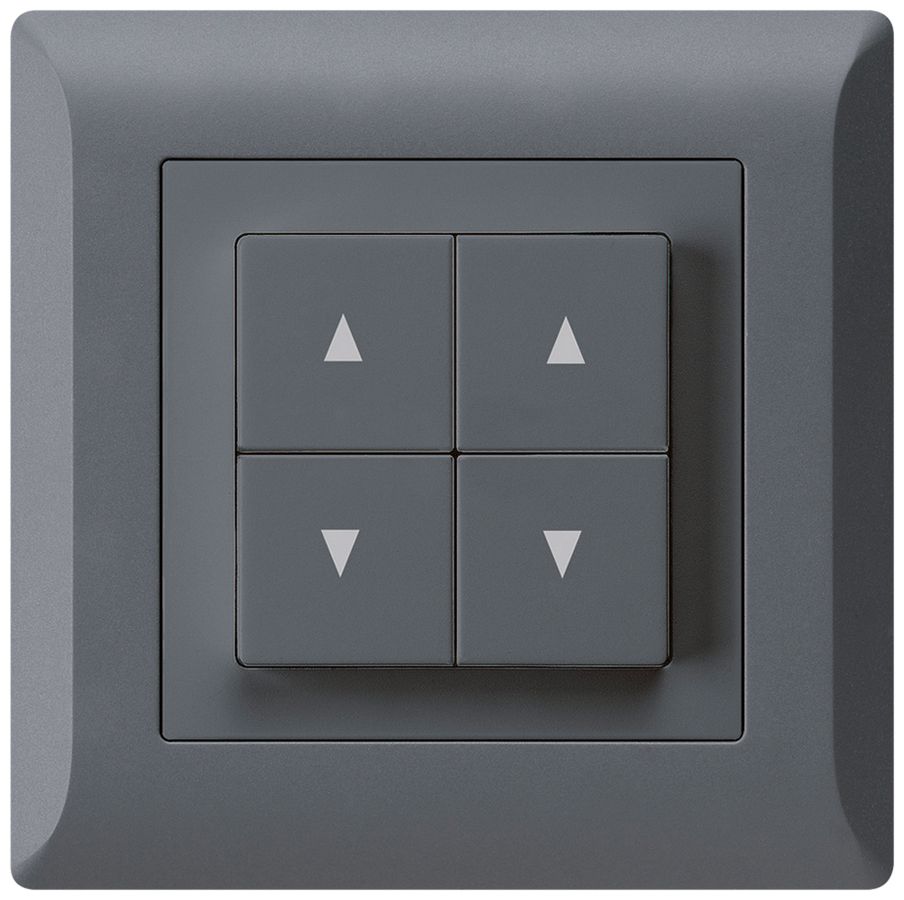 UP-Storentaster kallysto.line anthrazit mit 4 Funktionstasten