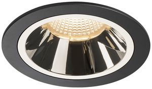 LED-Downlight SLV NUMINOS L 25.4W 2150lm 2700K 20° DIM Ø130×85mm sz/Cr