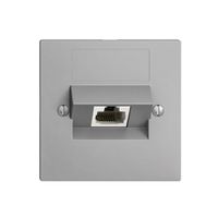 UP-Dose 1×RJ45/u 4P ITplus EDIZIOdue silver