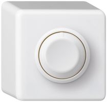 AP-Drehdimmer basico Phasenanschnitt 20…500VA weiss