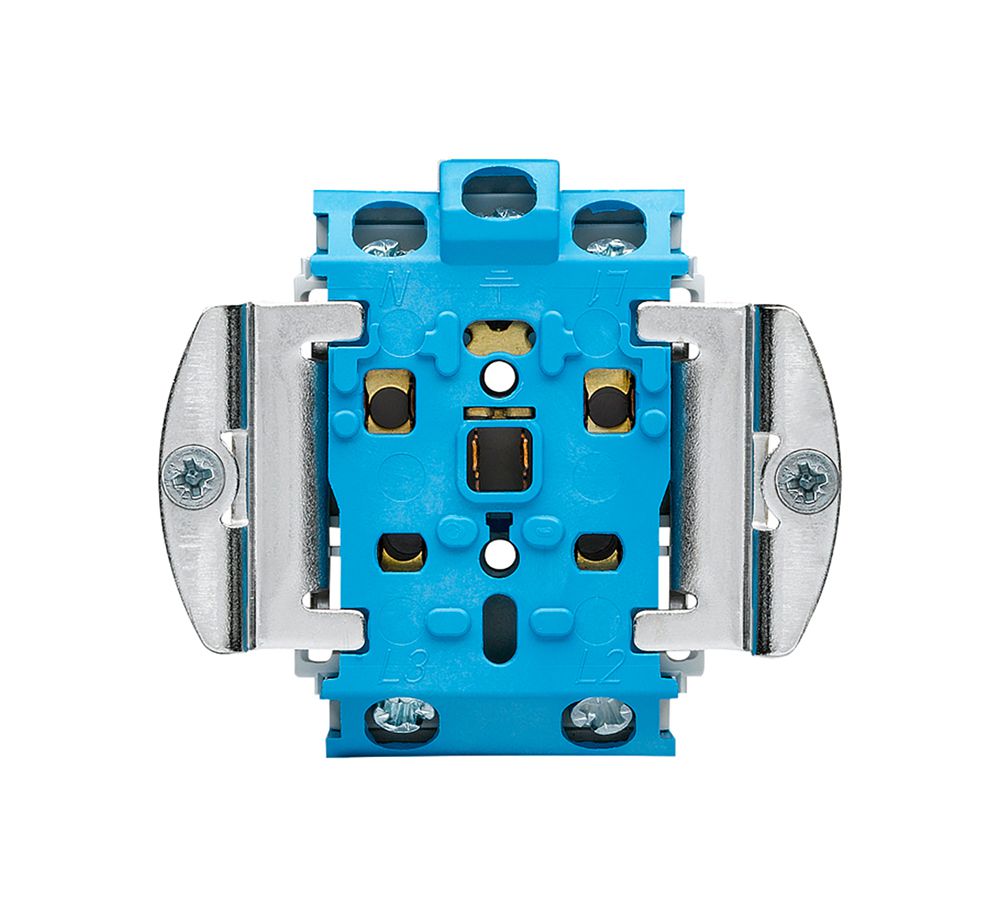 Einsatz Steckdose Hager T15 mit Steckklemme