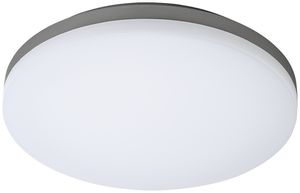 LED-Decken-/Wandleuchte SLICE CIRCLE 10/18/24W 830/840 1800/2800lm IP54 silber