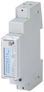Compteur d'énergie AMD COUNTIS E02 1P direct 40A impulsion MID
