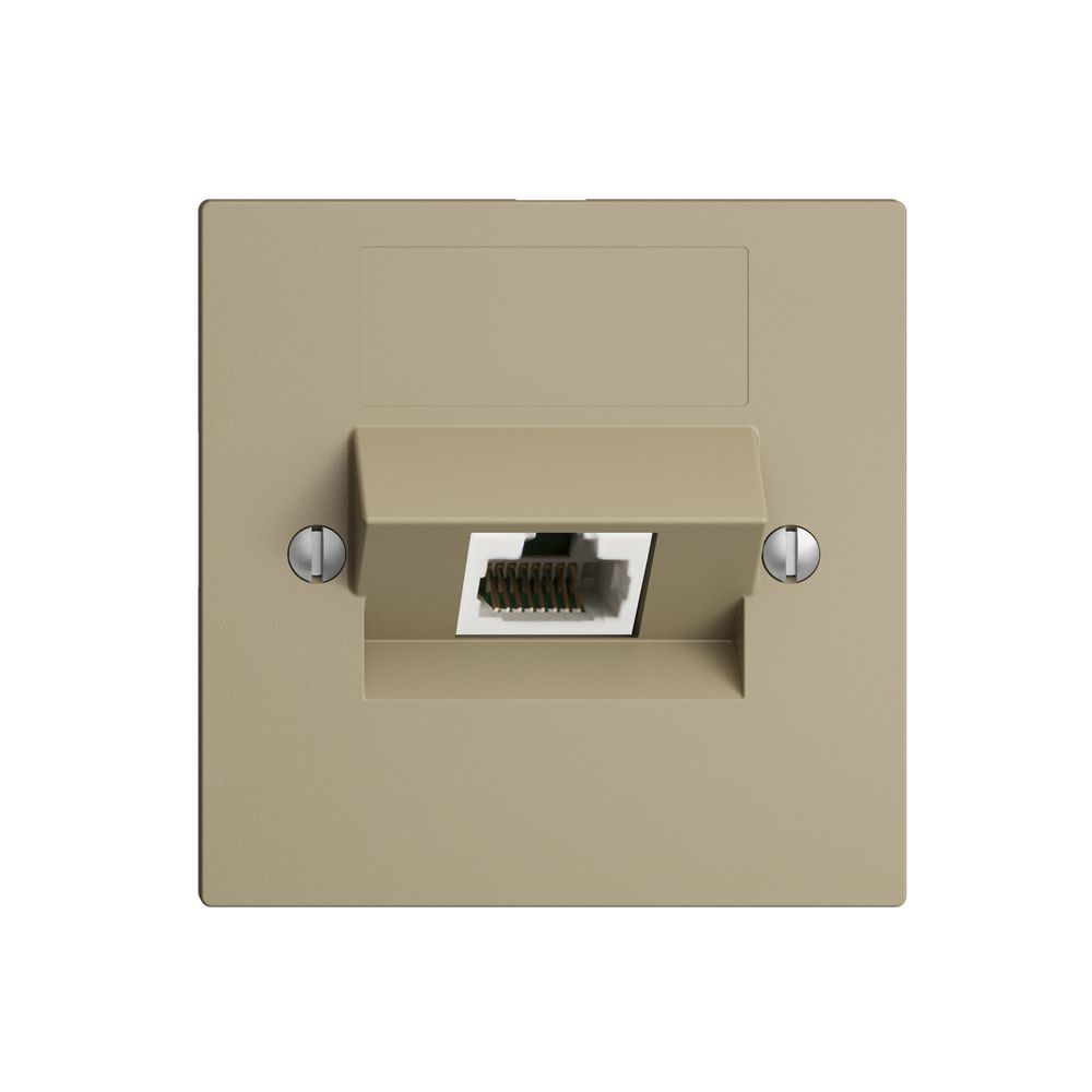 UP-Dose 1×RJ45/u 4P ITplus EDIZIOdue sand