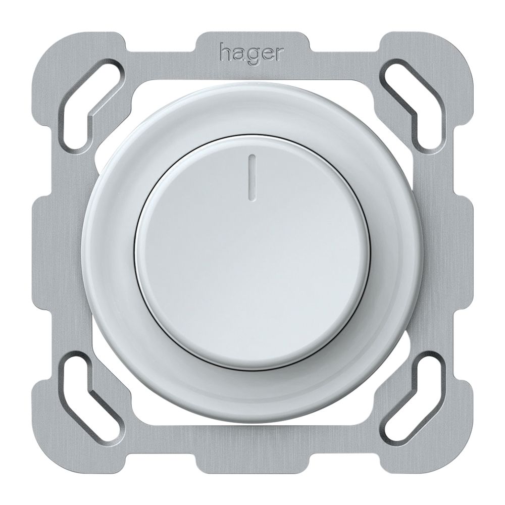 UP-Drehdimmer origin Phasenabschnitt 20…550VA 77×77mm ws