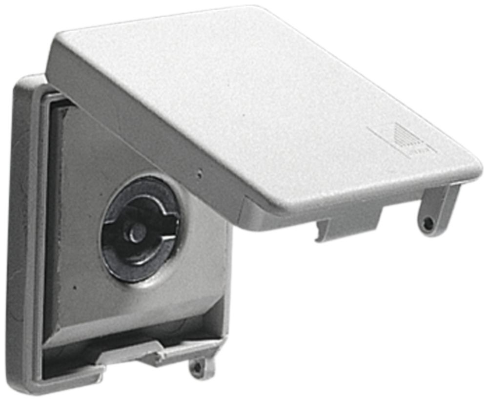 Schlosskastenabdeckung Rittal AX, plombierbar, Polyamid grau