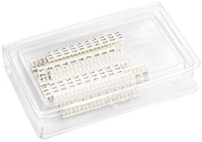 Placchette di marcaggio Hager 1…100, 25 striscia