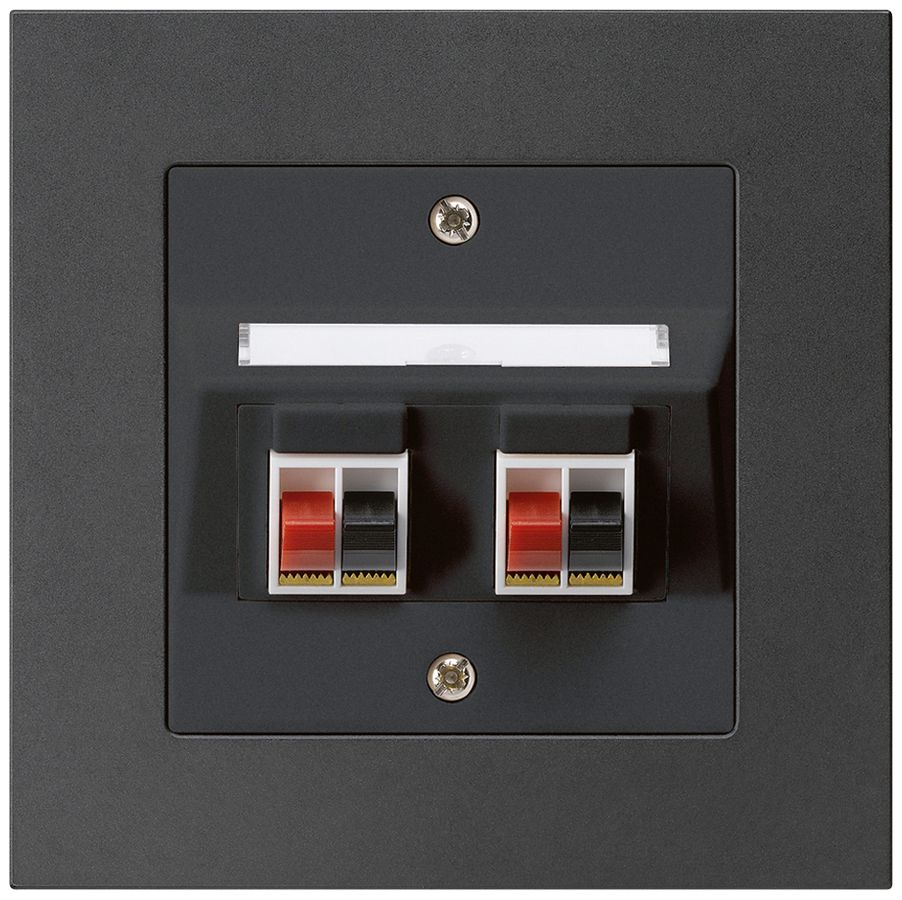 Presa INC audio kallysto.pro 2×nero morsetto per 2 altoparlante