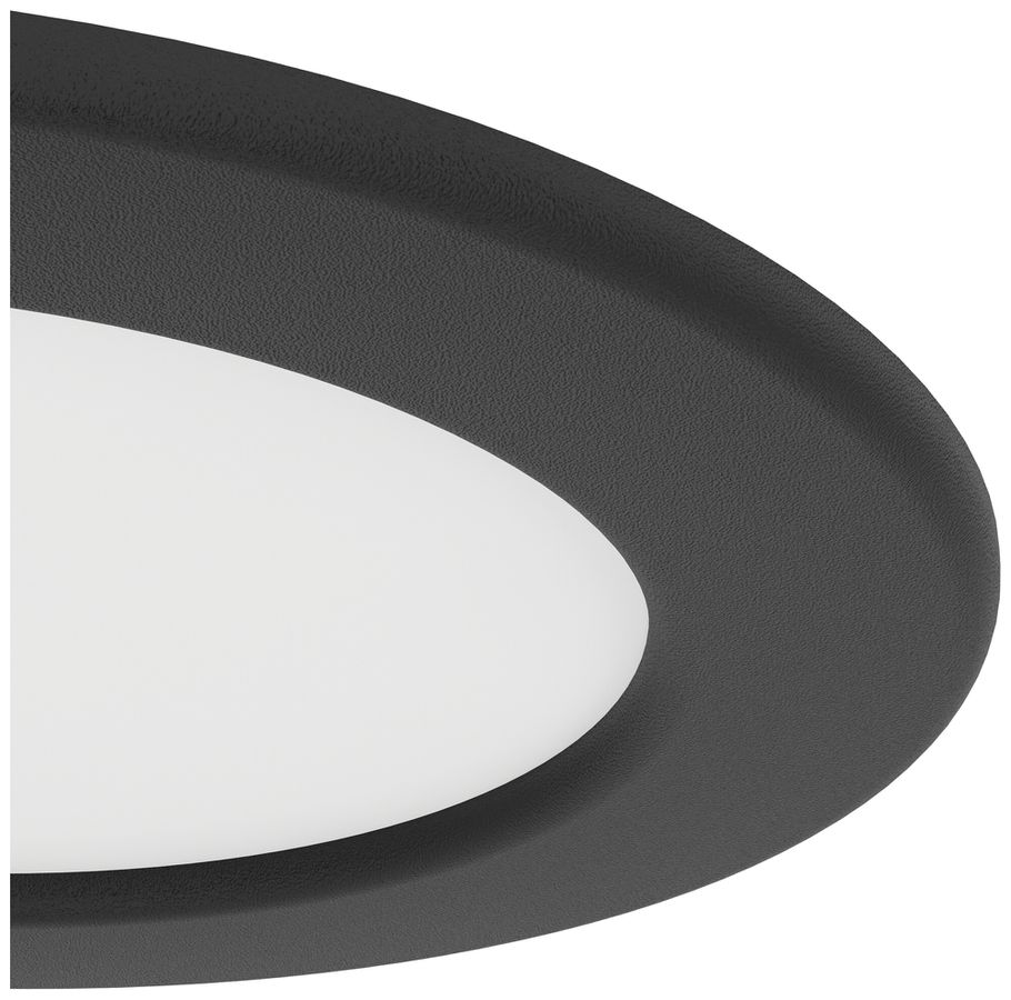 LED-Downlight Eglo FUEVA 5W 0…620lm 2700…6500K IP44 DIM Ø120×40mm schwarz