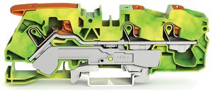 Borne de protection WAGO TOPJOB-S 16mm² 3L vert/jaune série 2116
