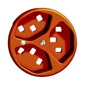 Frontscheibe FH 3×T23 orange Ø58mm mit Linse