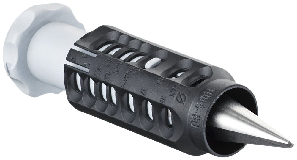 Öffnungsschneider AGRO für Kunststoffe, mit Bitaufnahme ¼", Ø4…22.5mm