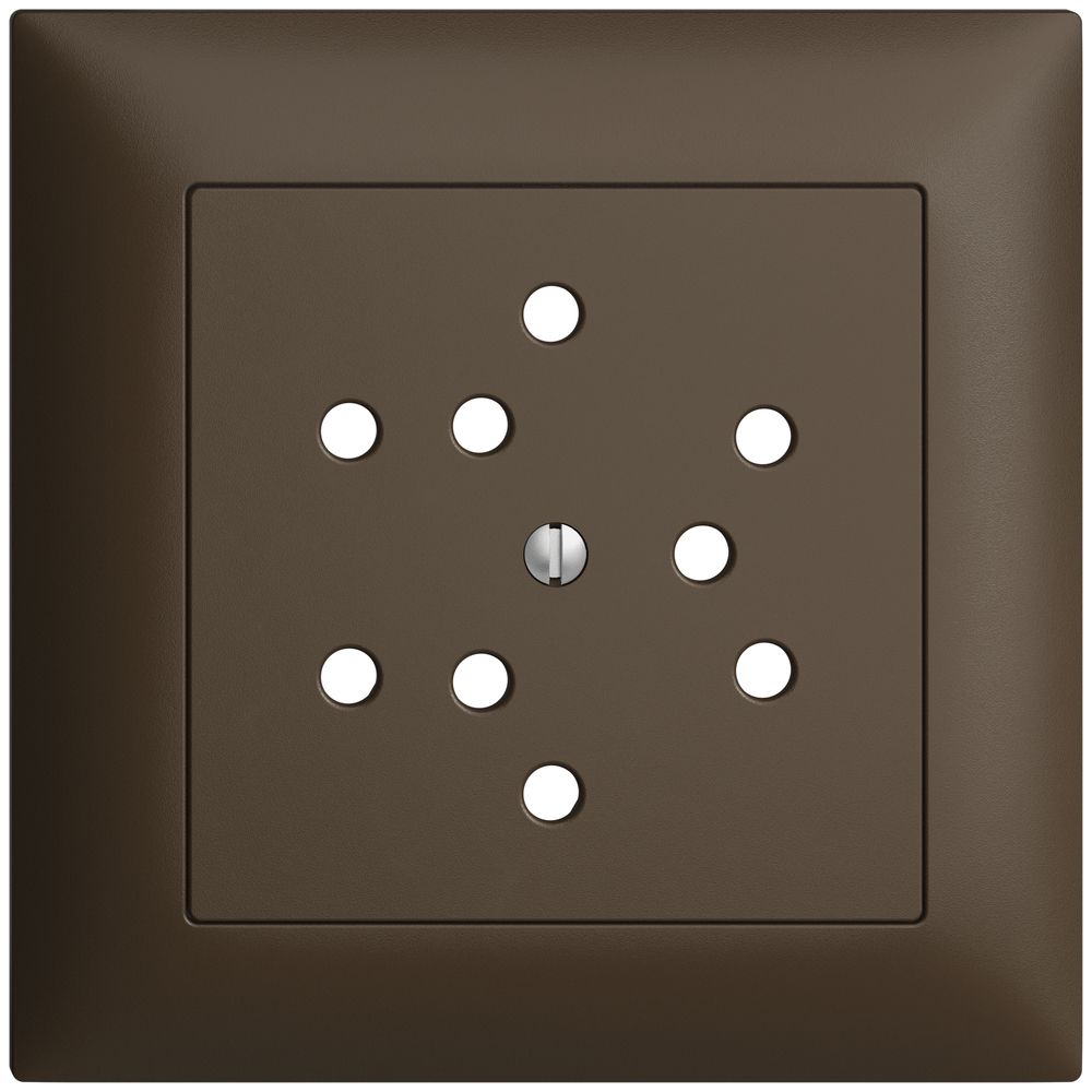 Frontset coffee 88×88mm 3×T12 EDIZIOdue