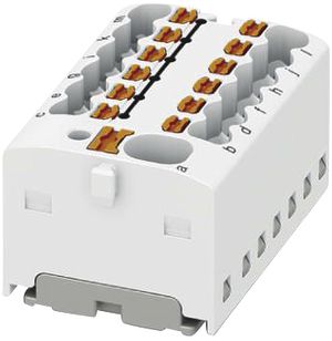 Verteilerblock PX PTFIX 4/12X1.5 WH