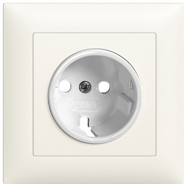 Frontset EDIZIOdue Schuko weiss