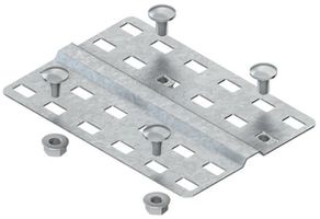 Stossstellenleiste Niedax B=139mm für Bodenstabilisierung, Stahl bandverzinkt