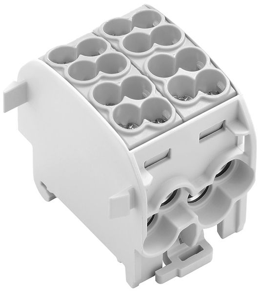 Verteilerblock WM WPD 201 1P 152A 4×Eing 4×Ausg 1.5…16mm² 1.5…25mm²