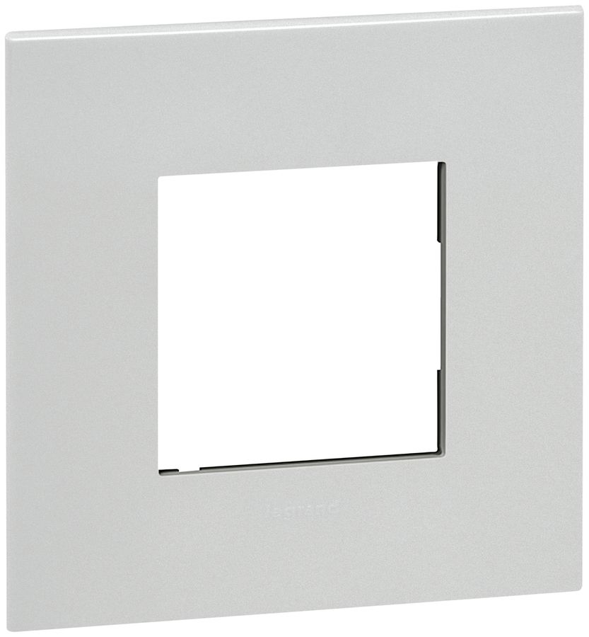 Cadre de recouvrement ATO 1×1 module, soft alu, pour petite combi