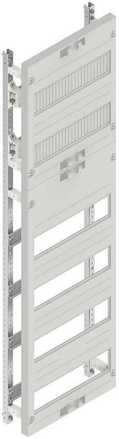 Montante con placca di montaggio SE DIN 6-file