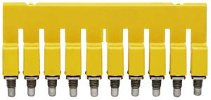Connexion transversale Weidmüller WQV 6/10 vissé 10L pas 8mm isolé 57A jaune