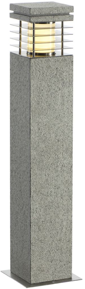 Lampadaire SLV ARROCK GRANITE 70, E27 15W IP44 salt&pepper