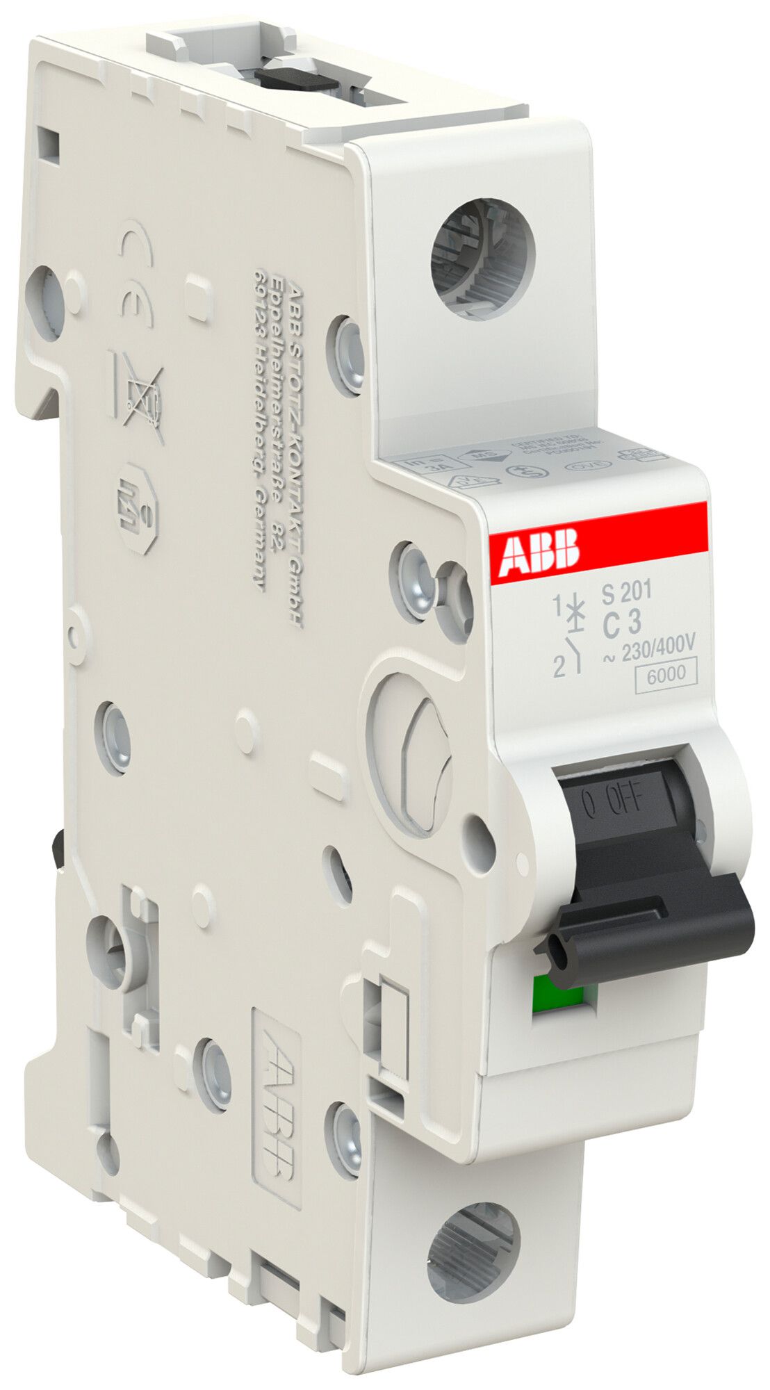 Leitungsschutzschalter ABB S201-C3 3A C 6kA