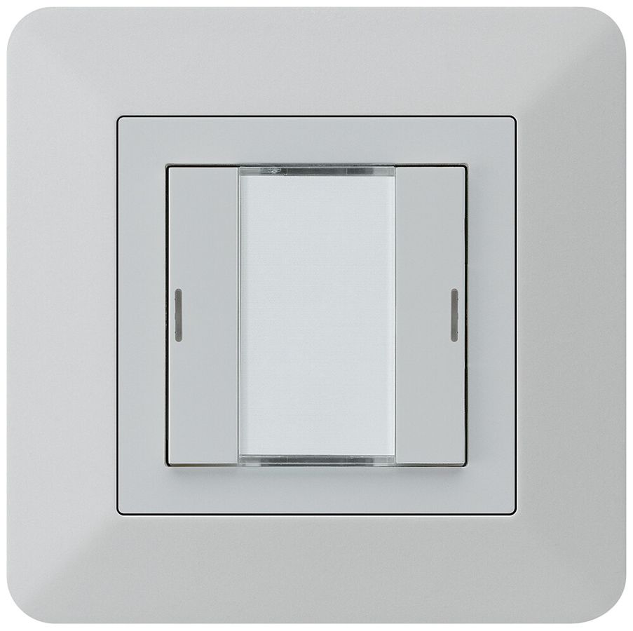 UP-Taster kallysto.trend KNX 2×RGB LED s/e-link hellgrau