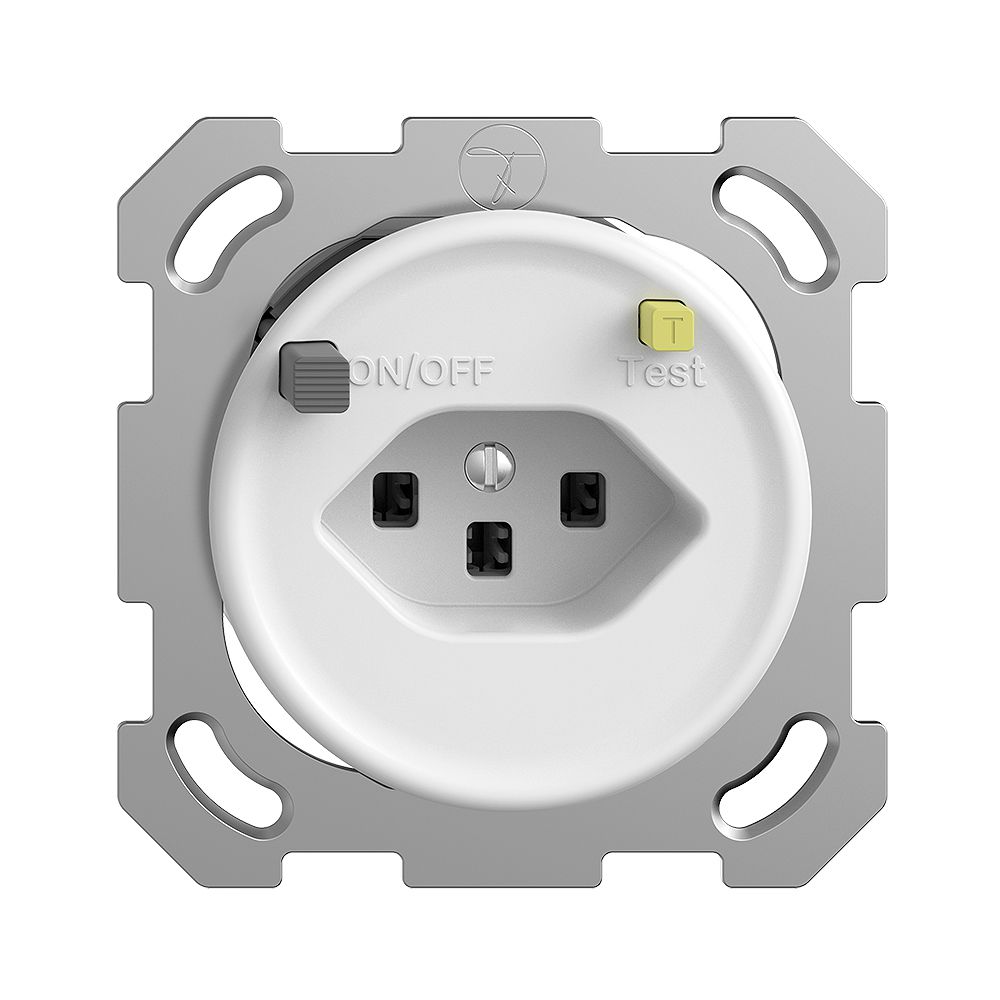 Presa INC STANDARDdue T23 FI 30mA bianco